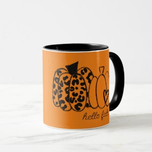 bonjour tasse d'automne