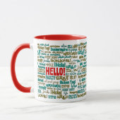 Bonjour tasse (de langue multi) (Gauche)