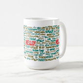 Bonjour tasse (de langue multi) (Devant droit)