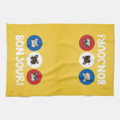Bonjour. Theedoek (Horizontaal)