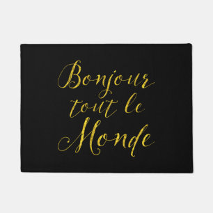 Bonjour Tout Le Monde - Hallo iedereen! Deurmat