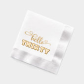 Bonjour Trente 30e anniversaire Elégant Moderne (Gauche)