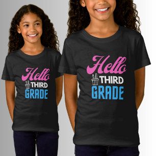 Bonjour Troisième Année, Retour À L'École T-shirt