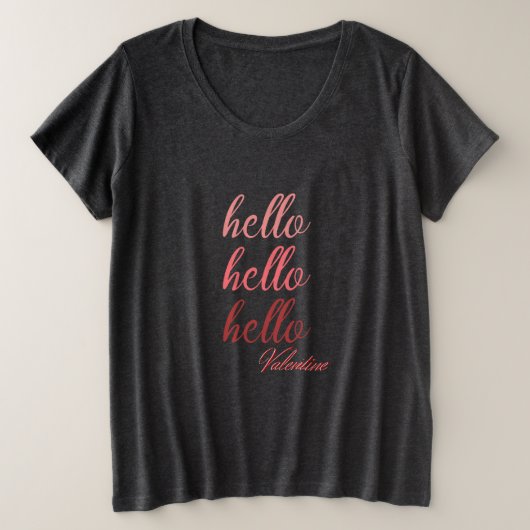 Bonjour Valentine Femmes (Design devant)