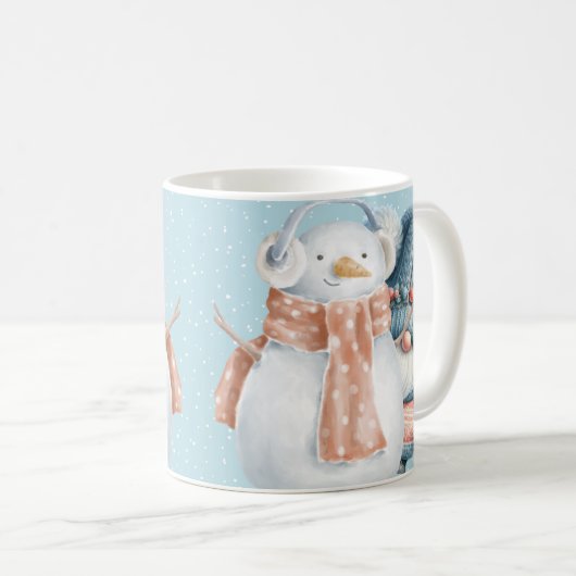 Bonjour Winter Gnome Mug (Devant droit)