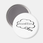 Bonjour Word Magnet de bulle (Recto/Verso)