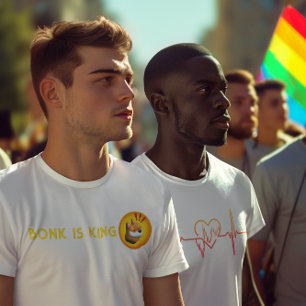 BONK crypto cadeau, meme munt handelaar t-shirt va