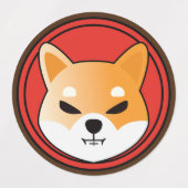 BONK crypto cadeau, meme munt trader sticker (Design 1)