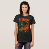 Bonk Dinosaur Funny Prehistoric Humor Design  T-shirt (Voorkant volledig)