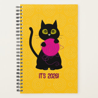 BONKERS! 2026 Planner – Knitting + Kitty 🧶🐈‍⬛