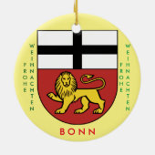 Bonn Allemagne Pittoresque Noël Ornement (Dos)