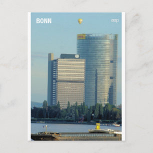 Bonn, Duitsland, de Rijn Briefkaart