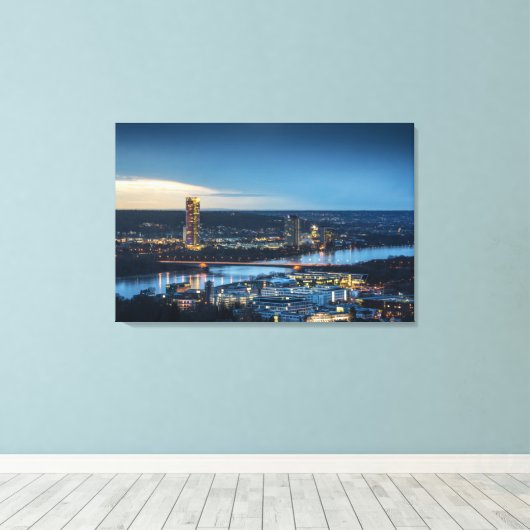 Bonn Germany Canvas Print (Insitu (Houten vloer))