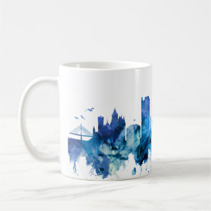 Bonn Germany Skyline Blue Koffiemok