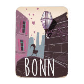 Bonn Germany -stijlreisposter Magneet (Verticaal)