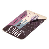 Bonn Germany -stijlreisposter Magneet (Linkerzijde)