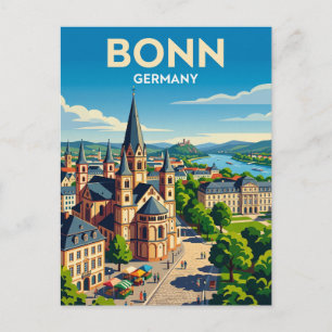 Bonn, Noordrijn-Westfalen, Duitsland Duitsland Briefkaart