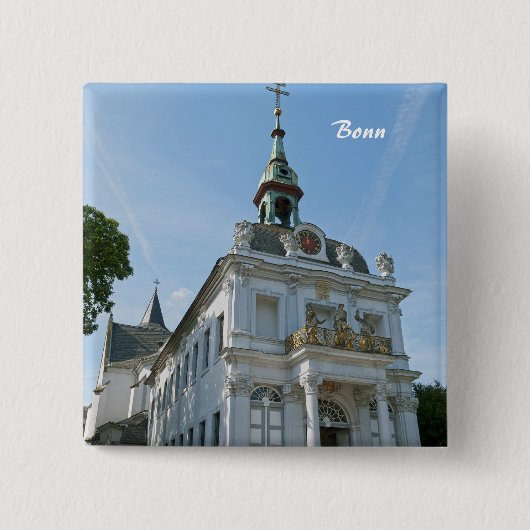 Bonn Vierkante Button 5,1 Cm (Voorkant)