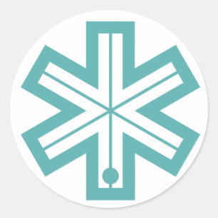 Bonna Ski Logo Ronde Sticker