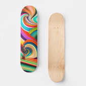 Bonnaroo abstracte kunst skateboard (Voorkant)