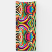 Bonnaroo abstracte kunst spandoek (Verticaal)