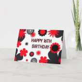 Bonne 16e carte d'anniversaire (Devant)