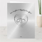 Bonne 20ème anniversaire de Mariage carte pour fem (Dos)