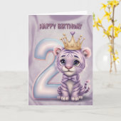 Bonne 2e carte d'anniversaire (Fleur jaune)