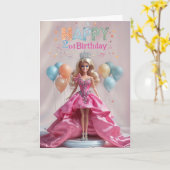Bonne 2e carte d'anniversaire (Fleur jaune)