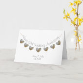 Bonne 30ème anniversaire de Mariage carte coeur pe (Fleur jaune)