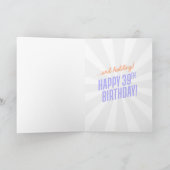 Bonne 39e carte d'anniversaire (Intérieur)
