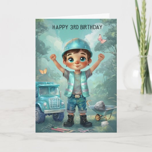 Bonne 3e carte d'anniversaire (Devant)