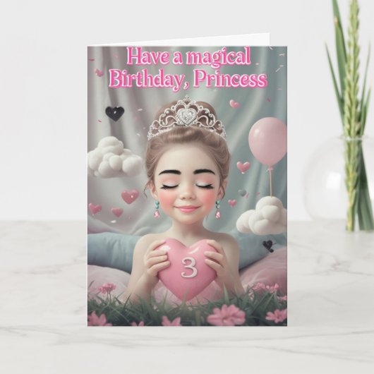 Bonne 3e carte d'anniversaire (Devant)