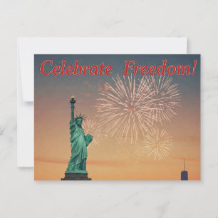 Bonne 4 Juillet Stars and Stripes Carte postale