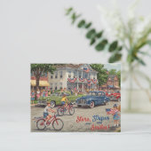 Bonne 4 Juillet Stars and Stripes Carte postale (Debout devant)
