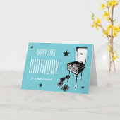 Bonne 50e Anniversaire Carte de voeux rétros (Fleur jaune)