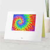 Bonne 50e anniversaire Super Cravate-Dye carte Big (Dos)