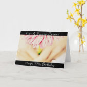 Bonne 55e carte d'anniversaire (Fleur jaune)