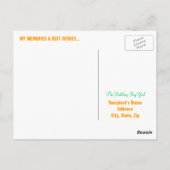 Bonne 60e Anniversaire Cartes postales en pierre - (Dos)