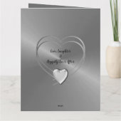 Bonne 70e anniversaire Mariage carte maman et papa (Dos)