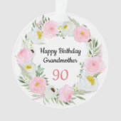 Bonne 90e anniversaire grand-mère (devant)