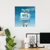 Bonne affiche Carré du 40e anniversaire (Bureau à domicile)