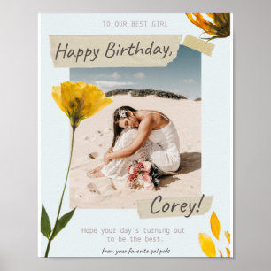 Bonne affiche d'anniversaire