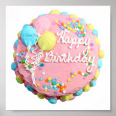 Bonne affiche de gâteau d'anniversaire (Devant)