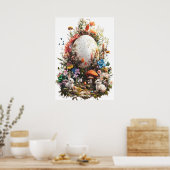 Bonne affiche de la forêt d'oeufs de Pâques (Cuisine)
