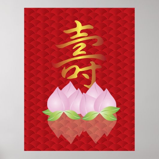 Bonne affiche de longévité d'anniversaire (Devant)