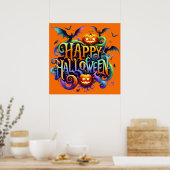 Bonne affiche d'Halloween (Cuisine)