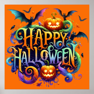 Bonne affiche d'Halloween