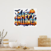 Bonne affiche d'Halloween (Cuisine)