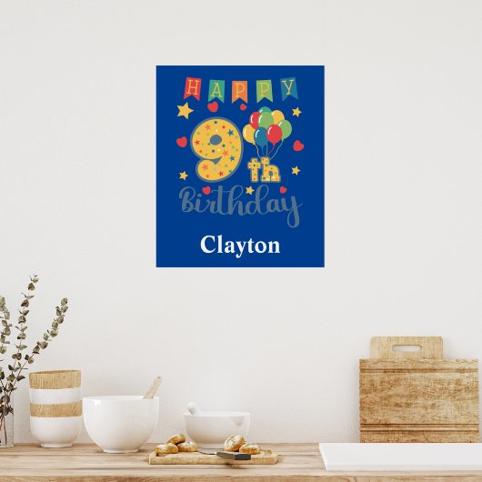 Bonne affiche du 9e anniversaire (Cuisine)